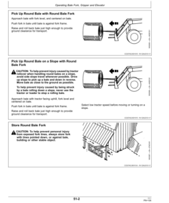 Alternative view of John Deere 533, 583, 633, 653, 663, 683, 753, 746 Loaders Operator's Manual (OMCC59227)