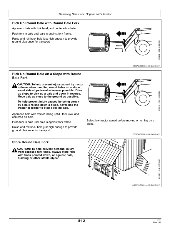 John Deere 533, 583, 633, 653, 663, 683, 753, 746 Loaders Operator's Manual (OMCC59227) - Image 2