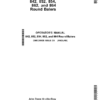 John Deere 842, 852, 854, 862 & 864 Round Balers European Edition Operator's Manual (OMCC59839)
