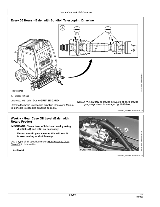 John Deere 842, 852, 854, 862 & 864 Round Balers European Edition Operator's Manual (OMCC59839) - Image 3