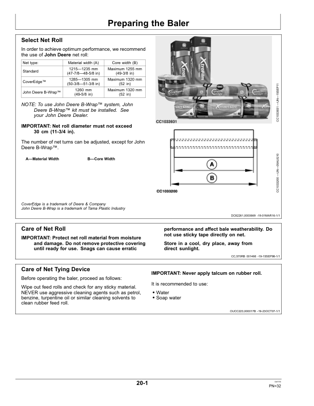 John Deere 960 & 990 Round Balers Operator's Manual (OMCC59865) - Image 2