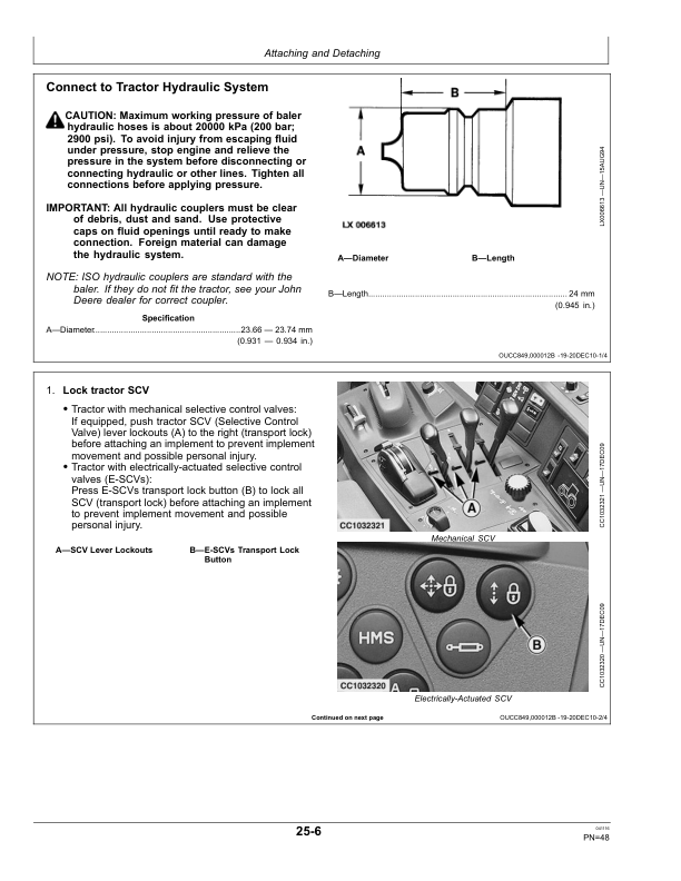 John Deere 960 & 990 Round Balers Operator's Manual (OMCC59865) - Image 3