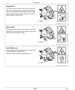 Alternative view of John Deere V451M, V461M Round Balers Operator's Manual (OMCC60811)