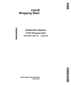 John Deere C441R Wrapping Baler (With Film Binding) Operator's Manual (OMCC60868)