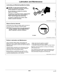 Alternative view of John Deere C441R Wrapping Baler Operator's Manual (OMCC60873)