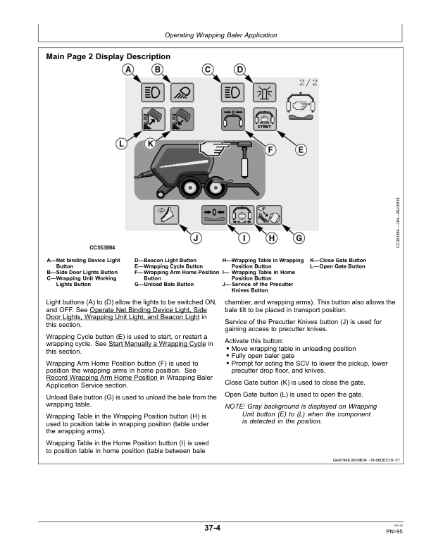 John Deere C441R Wrapping Baler Operator's Manual (OMCC60873) - Image 4
