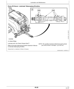 Alternative view of John Deere C451R, C461R Wrapping Balers Operator's Manual (OMCC60922)