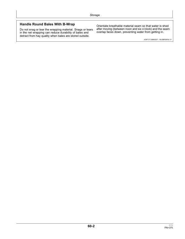 John Deere C451R, C461R Wrapping Balers (North American) Operator's Manual (OMCC61281) - Image 3