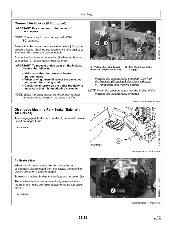 John Deere C451R, C461R Wrapping Balers (North American) Operator's Manual (OMCC61281) - Image 4