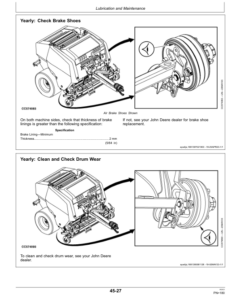 Alternative view of John Deere F441R ISOBUS Round Baler (European Edition) Operator's Manual (OMCC61376)