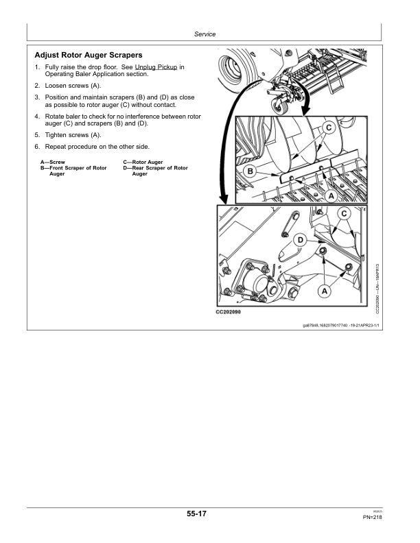 John Deere F441R ISOBUS Round Baler (European Edition) Operator's Manual (OMCC61376) - Image 3