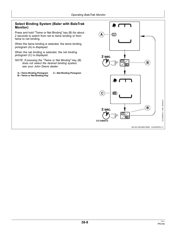 John Deere V451G Round Baler (European Edition) Operator's Manual (OMCC61457) - Image 4