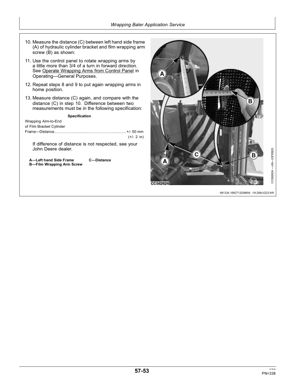 John Deere C451R, C461R Wrapping Balers (239900-) (North American) Operator's Manual (OMCC61601) - Image 3