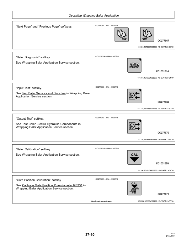 John Deere C441R Wrapping Baler (239900-) (European Edition) Operator's Manual (OMCC61670) - Image 2