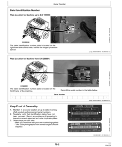 Alternative view of John Deere F441M, F441R Round Balers (European Edition) Operator's Manual (OMCC61690)