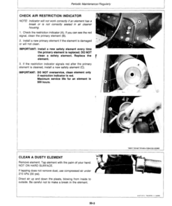Alternative view of John Deere 415B, 515B Backhoes Operator's Manuals (OMCD16146)