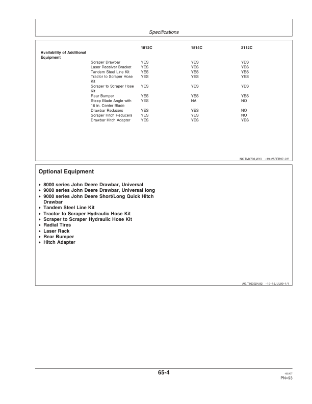 John Deere 1510C, 1512C, 1810C, 1812C, 1814C, 2112C Scrapers Operator's Manuals (OMCM1030) - Image 3