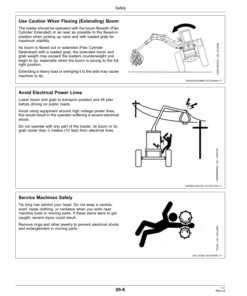 Alternative view of John Deere 1850 High Reach Loader (060236-) Operator's Manual (OMCM1850001)