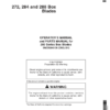 John Deere 272, 284, 288 Box Blades Operator's Manuals (OMCM2840)