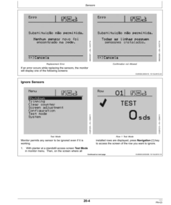 Alternative view of John Deere MPA2500 Planting Monitors Operator's Manual (OMCQ100106)