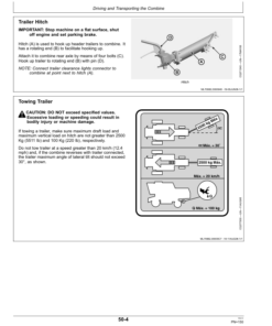Alternative view of John Deere W330 Combine Commonwealth of Independent States Operator's Manual (OMCQ100122)