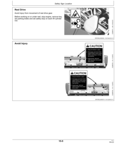 Alternative view of John Deere 600FD Series Flexible Draper Platforms South American Edtion Manufactured in Argentina Operator's Manual (OMCQ100204)