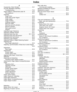 Alternative view of John Deere 625F, 630F, 635F (600 Series) Rigid, Flex Cutting Platforms (-140099) (South American Edition) Operator's Manual (OMCQ100210)