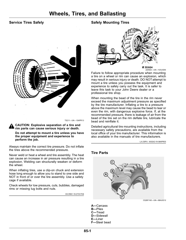 John Deere S760, S770, S780, S790 Combines (000001-140099) (South America) Operator's Manual (OMCQ100258) - Image 3