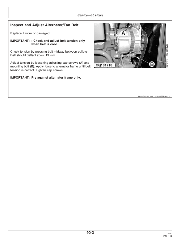 John Deere Tractors 5600, 5700 Operator's Manual (OMCQ33118) - Image 3
