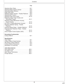 Alternative view of John Deere 312, 314, 316, 319, 323 Cutting Platforms Operator's Manual (OMCQ39851)