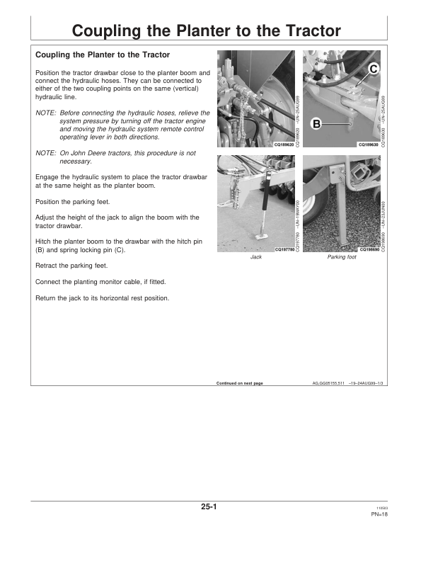 John Deere 9200 Series Vacu Meter & Radial Meter Planters Operator's Manual (OMCQ53574) - Image 3