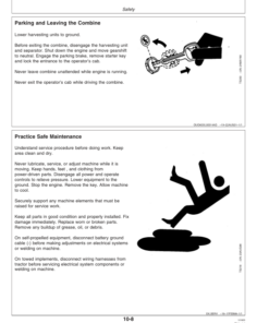 Alternative view of John Deere Plataformas de corte series 600 F y 600 R Operator's Manual (OMCQ56144)