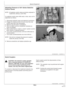 Alternative view of John Deere 6415, 6615 Tractor Operator's Manual (OMCQ56722)