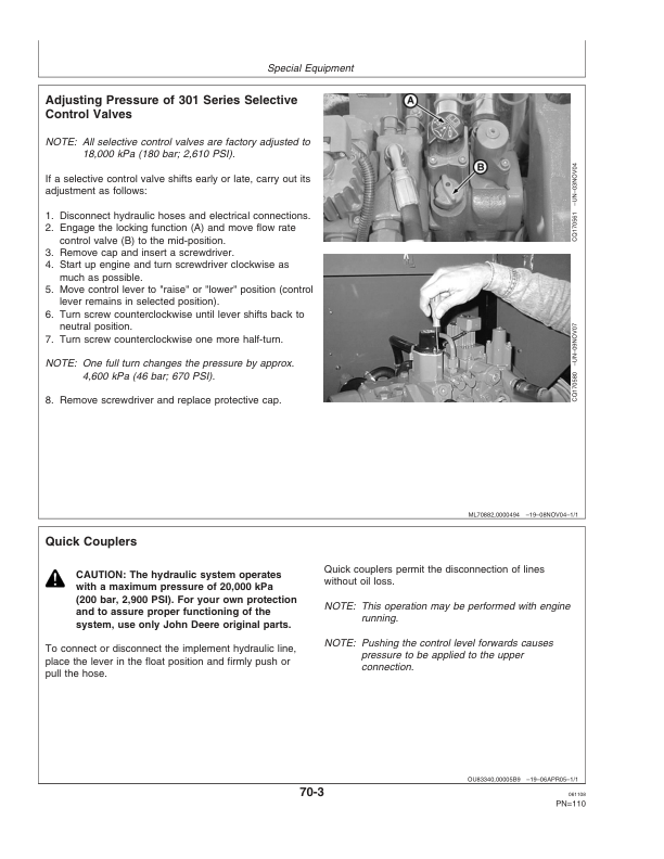 John Deere 6415, 6615 Tractor Operator's Manual (OMCQ56722) - Image 2