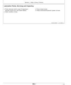 Alternative view of John Deere 7515 Tractor Operator's Manual (OMCQ57078)