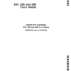 John Deere 204, 205, 206 Corn Heads Operator's Manual (OMCQ58223)