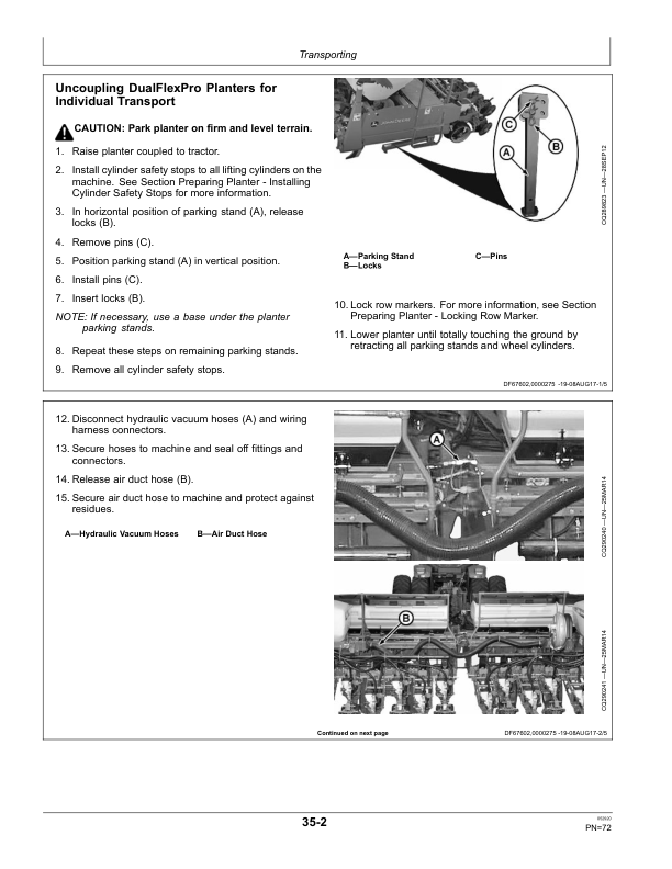 John Deere 2109, 2111, 2113, 2115, 2117, 2122, 2126, 2130, 2134 VACUMETER, Radial Seed Meter, Radial Bean Meter Planters (000001-099999) Operator's Manual (OMCQ61756) - Image 3