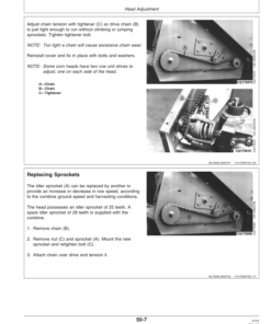 Alternative view of John Deere 670, 870 Corn Head Operator's Manual (OMCQ64650)