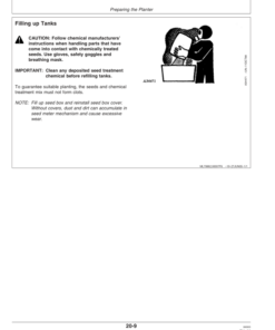 Alternative view of John Deere 805 Integral Planter Operator's Manual (OMCQ65338)