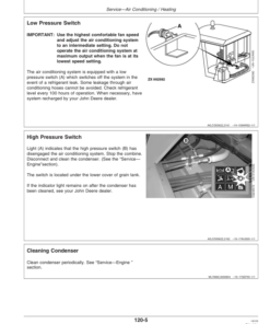 Alternative view of John Deere 1650 CTS Combine Operator's Manual (OMCQ66691)