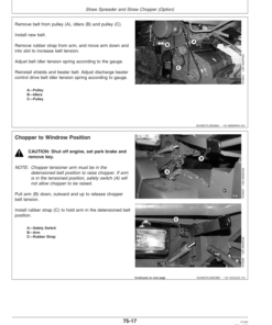 Alternative view of John Deere 9650 STS, 9750 STS Combines Operator's Manual (OMCQ69659)