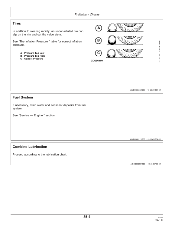 John Deere 1450, 1550 Combine Operator's Manual (OMCQ70531) - Image 2