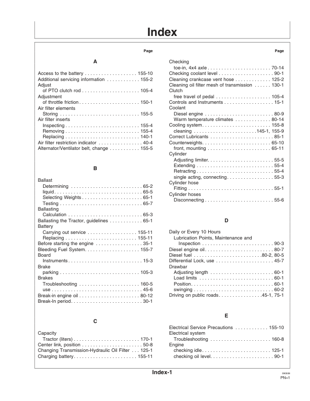 John Deere 5603 Tractor Operator's Manual (OMCQ72264) - Image 2