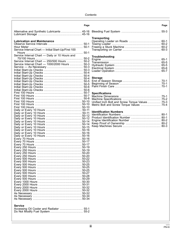 John Deere 2254 Loader (110701- ) (Export) Operator's Manual (OMCXT10827) - Image 3