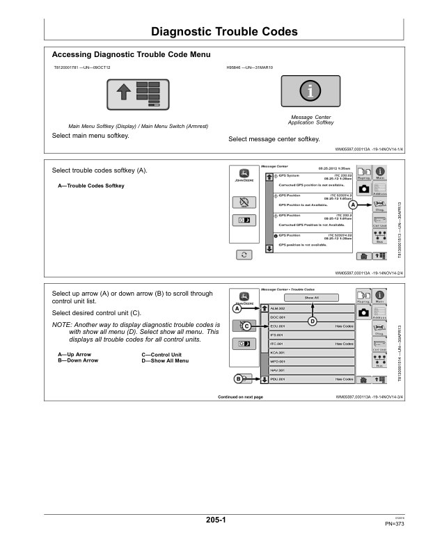 John Deere CH570, CH670 Sugar Cane Harvester North America (150001- ) Operator's Manual (OMCXT12925) - Image 4
