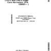 John Deere CH570 & CH670 Sugar Cane Harvesters Operator's Manual (OMCXT12926)