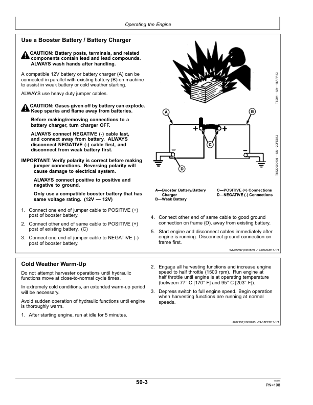 John Deere CH570 & CH670 Sugar Cane Harvesters Operator's Manual (OMCXT12926) - Image 2