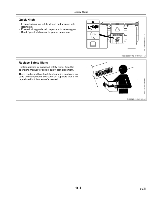 John Deere 1612D E, 2010D E, 2014D E & 2412D E Ejector Scrapers (15000- ) Operator's Manual (OMCXT13577) - Image 3