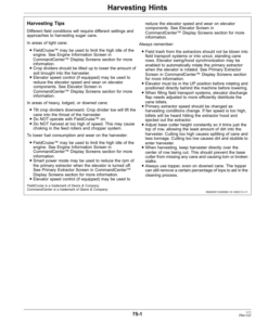 Alternative view of John Deere 3520 Sugar Cane Harvester North America (121201- ) Operator's Manual (OMCXT16331)