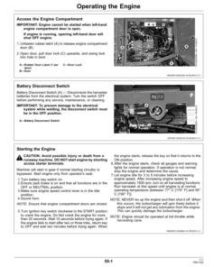 Alternative view of John Deere 3520 Sugar Cane Harvester (S.N. 121550-) Operator's Manual (OMCXT16332)